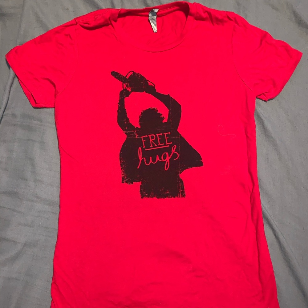 Funny Horror Tshirt size M, Red, good condition
